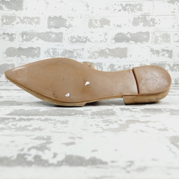 Steve Madden Khai Tan Pointy Toe Casual Comfy D'Orsay Summer Flats O117 - Picture 8 of 13